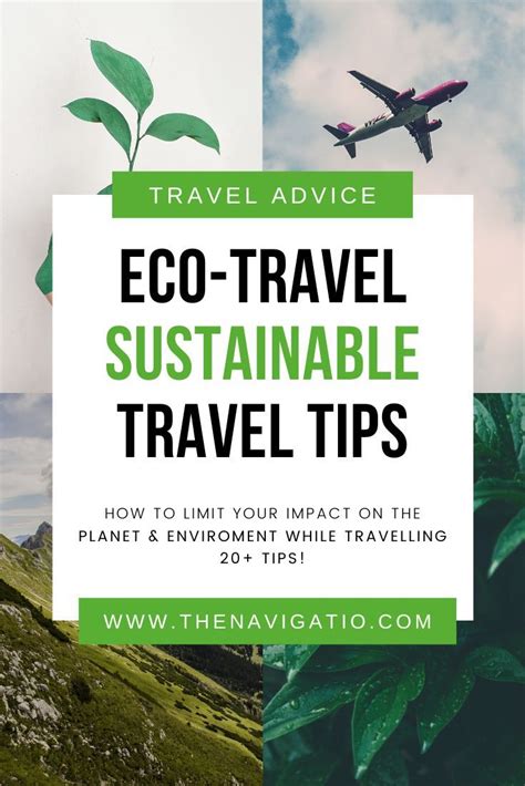 Sustainable Travel Tips The Navigatio Sustainable Travel Eco