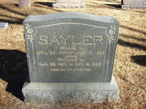 Nellie Amy Coyner Sayler Find A Grave Memorial