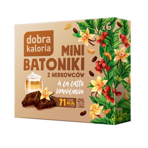 Mini Batoniki Dobra Kaloria Latte Waniliowe X G Zdrowa Ywno