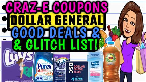 🤯must Watch🤯new Glitches And Good Deals🤯dollar General Couponing This