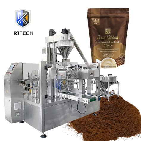 Kitech Automatic 1kg Stand Up Pouch Matcha Cocoa Tea Instant Coffee