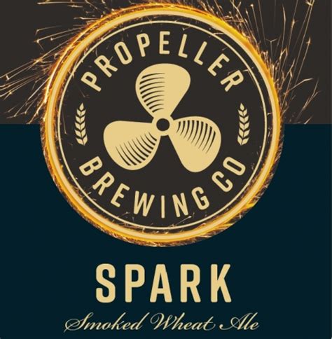 Spark Smoked Wheat Ale Propeller Brewing Company Untappd