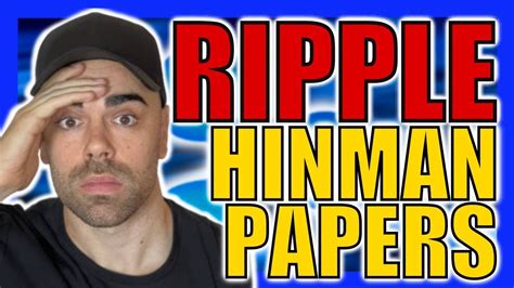 HINMAN PAPERS QUÉ PASA AHORA CON RIPPLE criptomonedas ripple