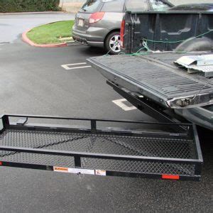 Swing Away Stowaway Tow Hitch Mount Cargo Carrier Rack Basket