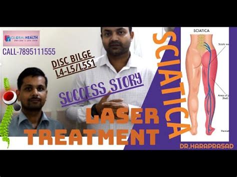 Back Pain Disc Bulge L4 L5 L5 S1 Sciatica CURE By LASER Treatment