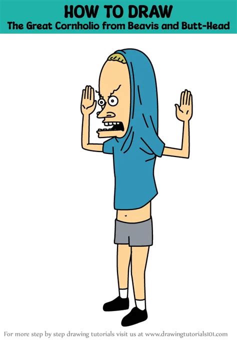 How To Draw The Great Cornholio From Beavis And Butt Head Beavis And