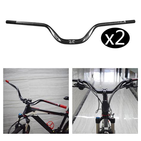 2x Bike Handlebar MTB DH Bicycle Extra Long Riser Bar 31.8mm 780mm High