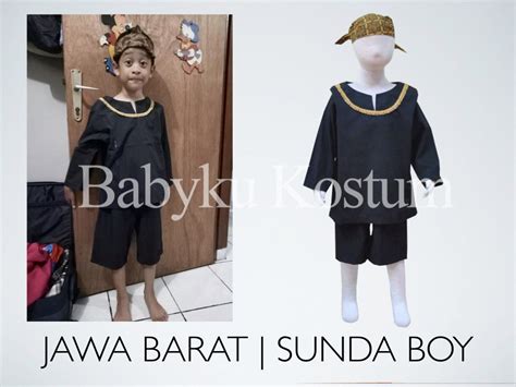 Pakaian adat sunda anak - Babyku Kostum