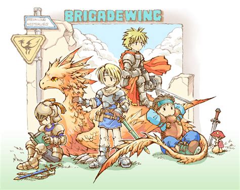 Brigade Wing - Bahamut Lagoon — Weasyl