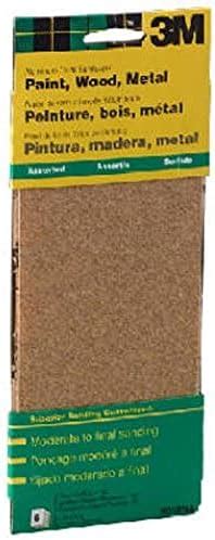 Amazon.com: 3M General Purpose Sandpaper Sheets, 3-2/3-in by 9-in, 60-100-150 Assorted Grits, 6 ...