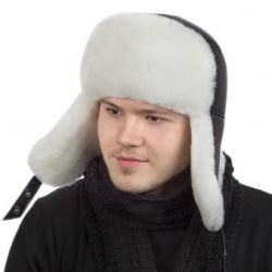 Зимняя шапка-ушанка