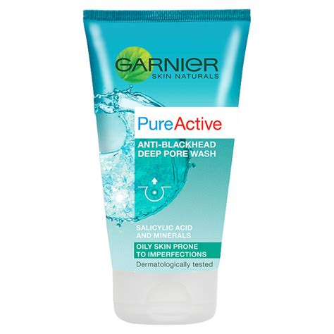 Garnier Pure Active Anti Blackhead Wash 150ml Free Delivery