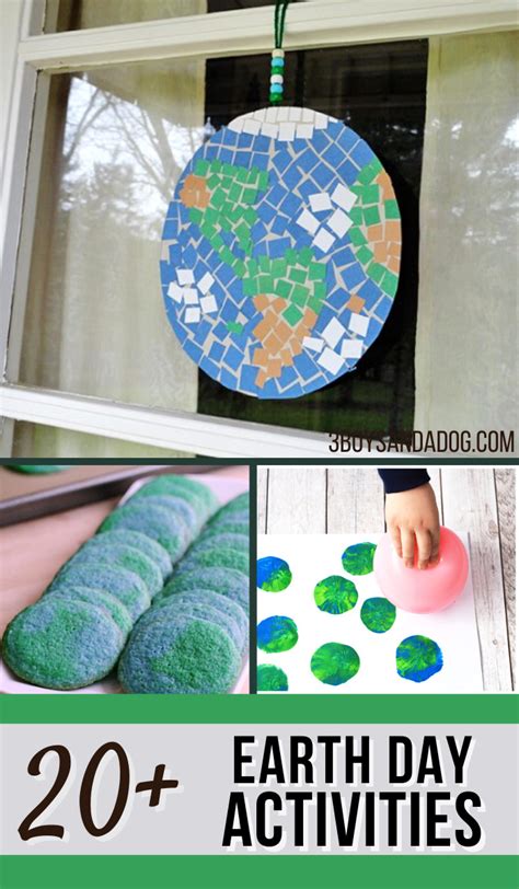 Earth Day Actions And Crafts For Children