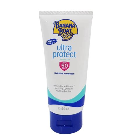 BANANA BOAT ULTRA PROTECT SUNSCREEN LOTION SPF 50 PA 90ML Shopee