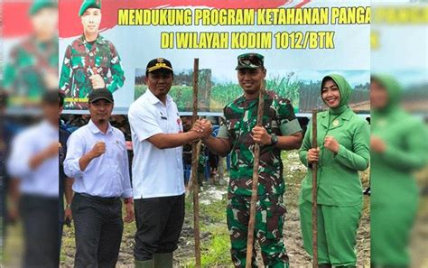 Wujudkan Ketahanan Pangan Kodim 1012 Buntok Tanam Jagung Serentak