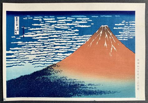 Katsushika Hokusai: Red Fuji