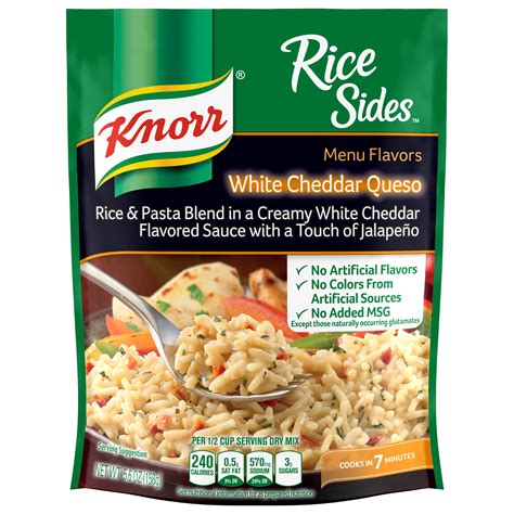 Knorr Rice Sides Rice Side Dish White Cheddar Queso - Shop Rice & Grains at H-E-B