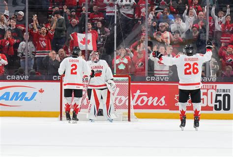 Iihf Le Canada Blanchit La Finlande Leur Premier Match