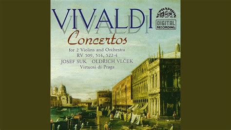 Concerto For Two Violins String Orchestra And Basso Continuo No