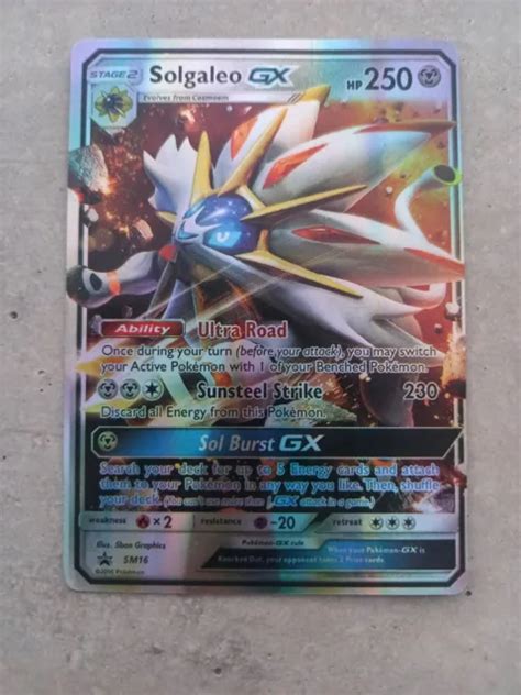 Carte Pok Mon Solgaleo Gx Sm Eur Picclick Fr