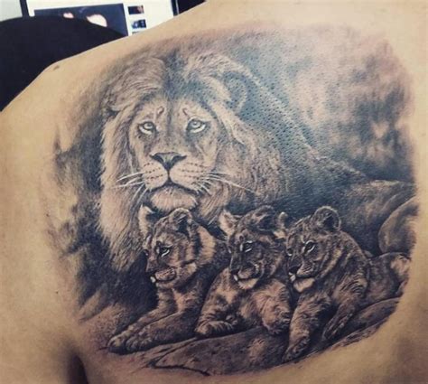 Lista Foto Tatuaje De Familia De Leones Alta Definici N Completa