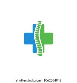 Chiropractic Spine Logo Design Vector Stock Vector (Royalty Free ...