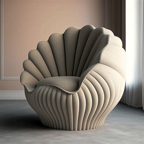 A Designer Chair Part Of A Biophilic Collection Inspired By Seashells