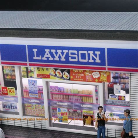 G Fans 164 Lawson Building Diorama Model With Lights 710024 Pvc