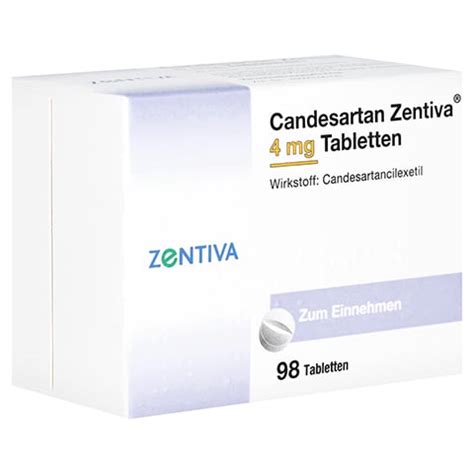 Candesartan Zentiva 4mg 98 Stück N3 kaufen medpex