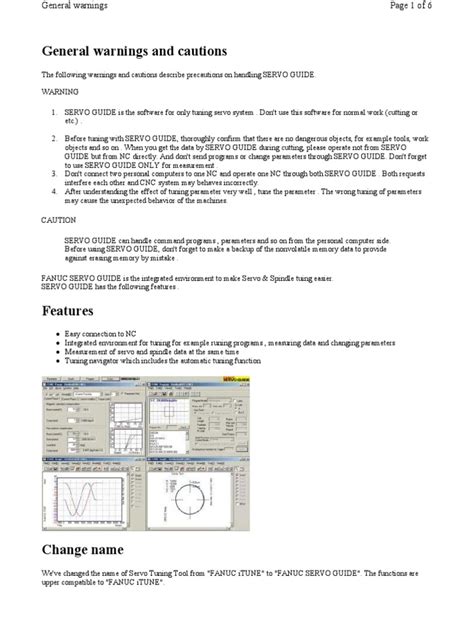 servo guide  manual fanuc servo guide   numerical control