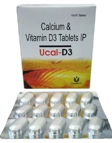 Ucal D3 Calcium And Vitamin Tablets Ip At Best Price In Baddi Unigrow