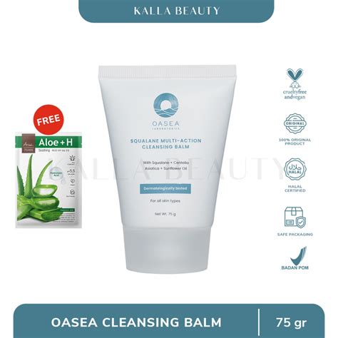 Jual Oasea Squalane Multi Action Cleansing Balm G Pembersih Make