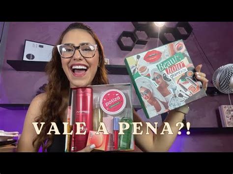 PAGUEI R 65 E RECEBI DE R 300 EM PRODUTOS Glambox edição Beuty hour