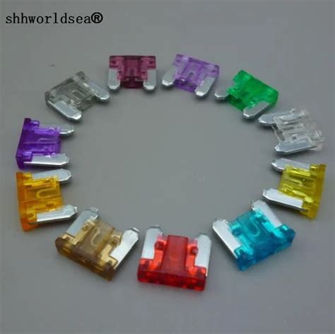 Shhworldea 100pcs Micro Blade Fuse Assortment Car Fuse Motorcycle Fuses Auto Kit 2a 3a 5a 7 5a