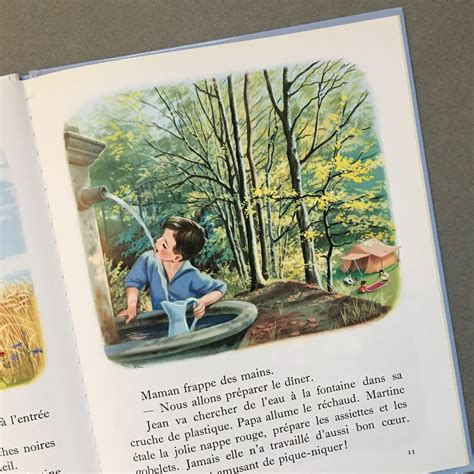 Vintage French Childrens Book Martine Fait Du Camping Kids Etsy