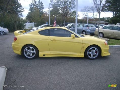 2004 Sunburst Yellow Hyundai Tiburon GT Special Edition 22328258 Photo