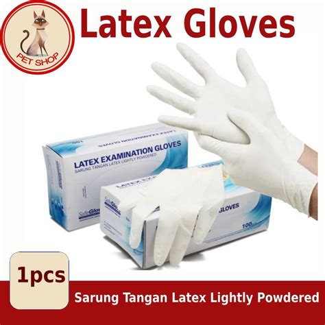 Jual Sarung Tangan Latex Safe Gloves Sarung Tangan Latex Powdered