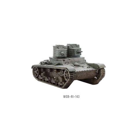 Tanque Ligero De Torreta Doble T A M Bolt Action Warlord Games