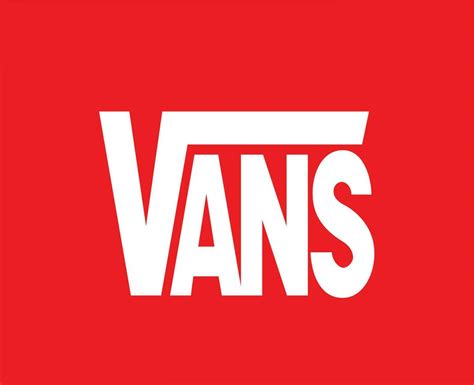 Vans Brand Logo Symbol White Design Icon Abstract Vector Illustration