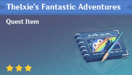 How To Get Thelxie S Fantastic Adventures Book Genshin Impactgame