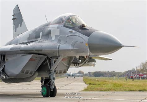 Ukrainian Air Force MiG-29 during Exercise Clear Sky in Ukraine. | Stocktrek Images