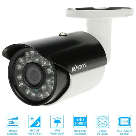 KKmoon AHD 1080P CCTV Bullet Camera 2000TVL 2MP Megapixels 24 LEDs