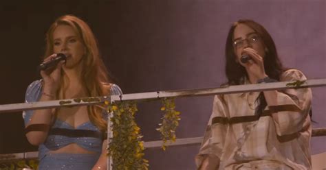 Watch Billie Eilish Join Lana Del Rey For Ocean Eyes And Video Games