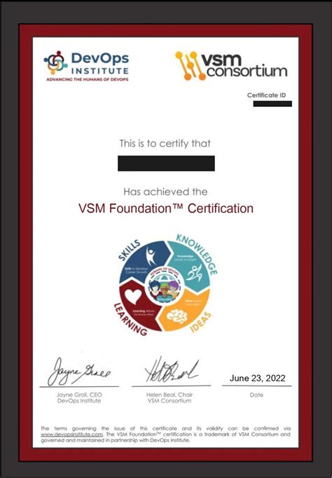 Devops Institute Value Stream Management Foundation Self Study PDF