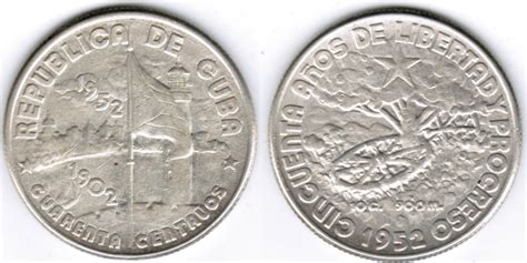 Kuba Cuba Silver Coin Centavos Like Scan Vf Ma Shops