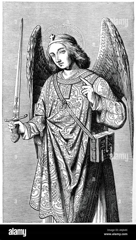 Archangel St Michael, (1870). Artist: Unknown Stock Photo - Alamy