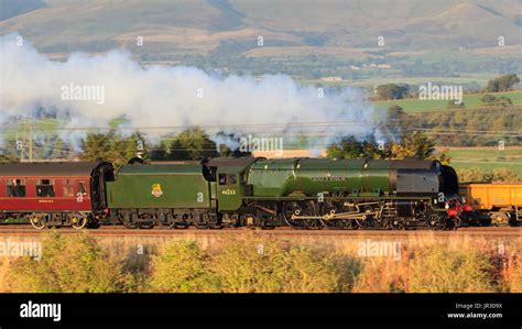 Preserved Steam Locomotive Duchess Of Sutherland Is Pictured In Clifton