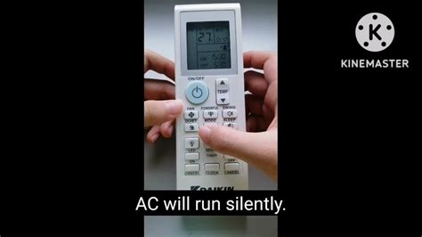 Daikin Ac Remote Control Functions Youtube