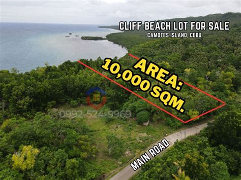 Beach Cliff Lot For Sale Near Santiago Beach Camotes Island Cebu