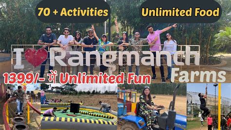 Rangmanch Farms Gurugram Meal Options Activities